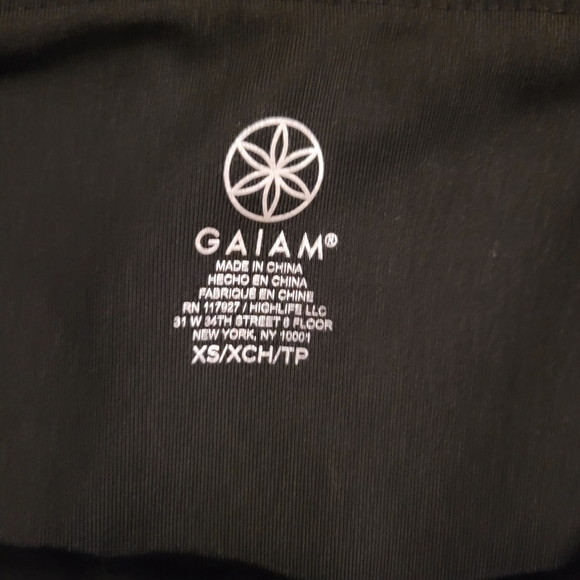 GAIAM Black Biker Shorts Size XS - Picture 4 of 4
